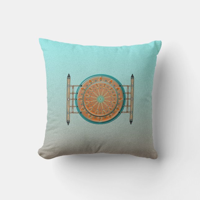 Bomull för dekorativ kudde 16x16 för (Framsida)