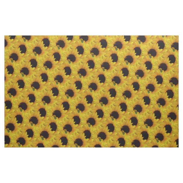 Bomull för tyg för solrostygsolros eller Poly (Fat Quarter)