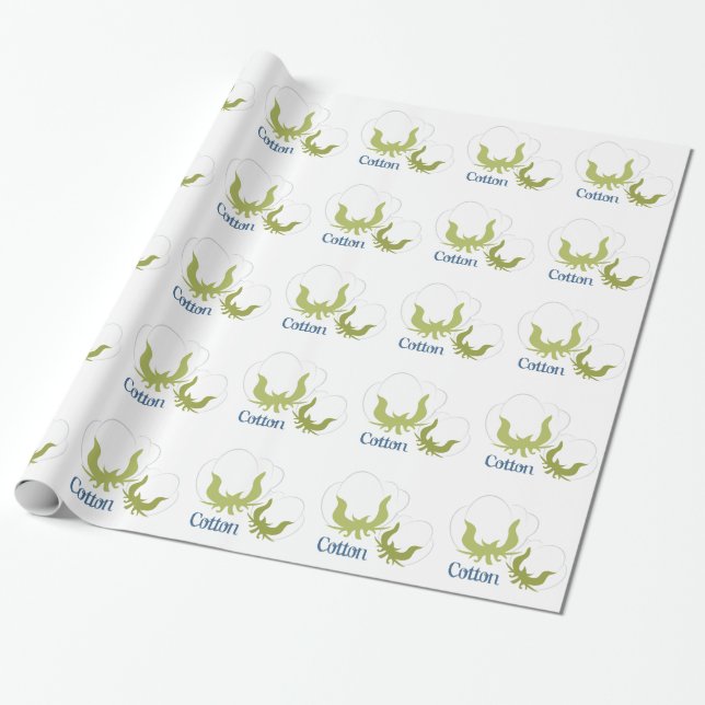 Bomull Presentpapper (Utrullad)