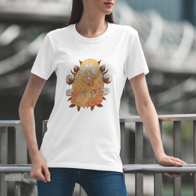 Bomull Sol Fairy T Shirt (Skapare uppladdad)