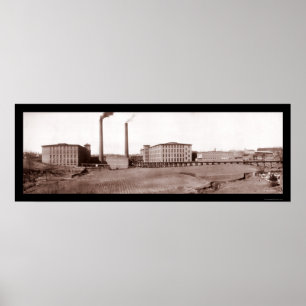 Bomull Spartanburg, SC Photo 1909 Poster