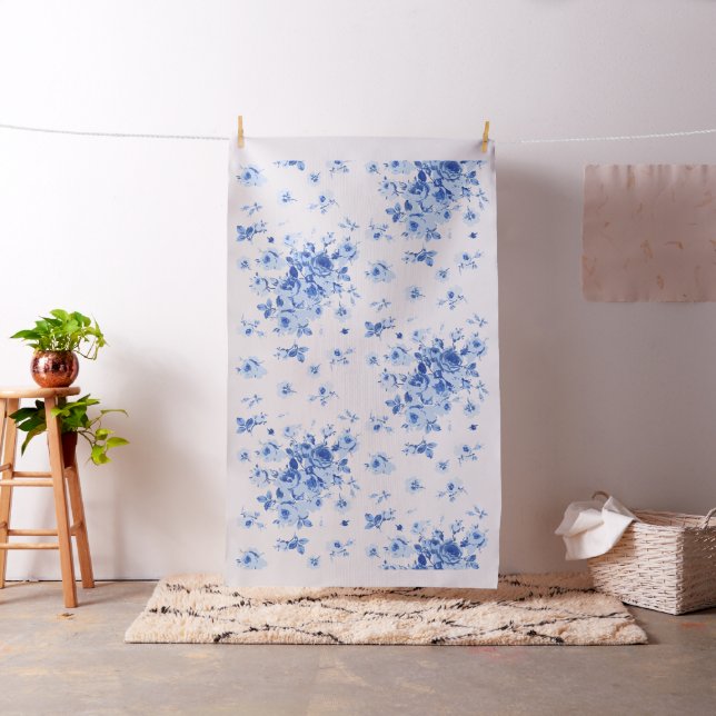 Bomull Twill Fabric i Emalyn blueberry 1 Tyg (In Situ)