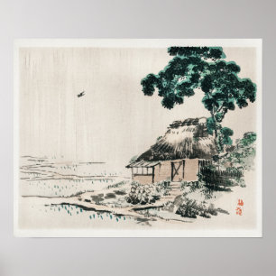 Bomull under träd av Kōno Bairei (1844-1895) Poster