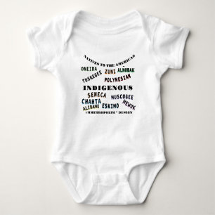 BOMULL - UNISEX NEWBORN to24 MÅNADER/ NATIVE AMERI T Shirt