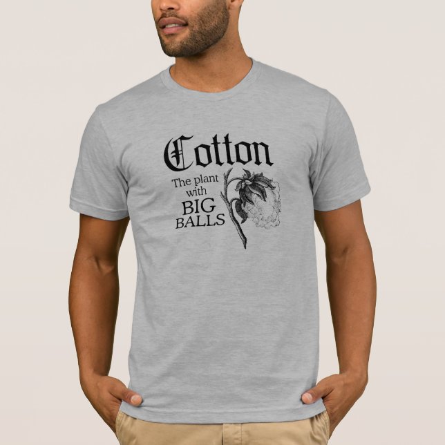 BOMULL VÄXTEN MED STORA KULOR T-SHIRT (Framsida)
