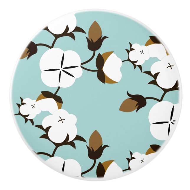 Bomullsblommor och skalbaggar för lantbruk knopp (Framsidan)