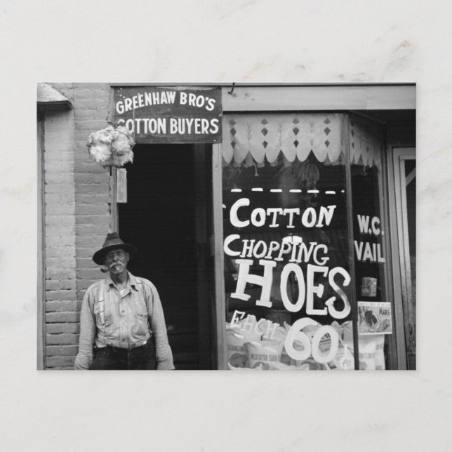 Bomullsburkar, 1930-talet vykort (Framsida)