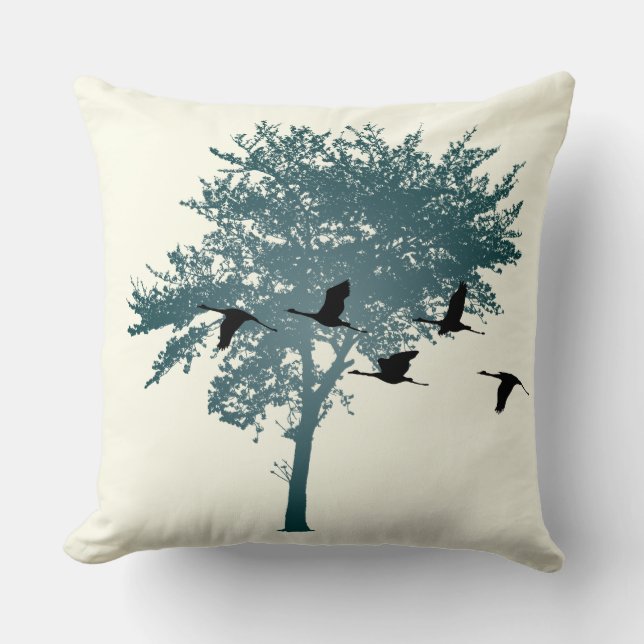 Bomullsdekorativ kudde (Framsida)