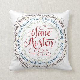 Bomullsdekorativ kudde - Jane Austen perioddramer