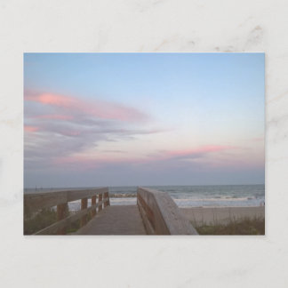 Bomullsgodis i stranden vykort