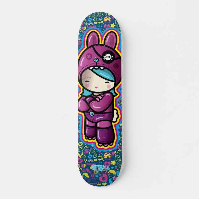 bomullsgodis skateboard bräda 19,5 cm (Framsida)