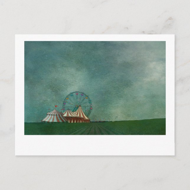 bomullsgodis - vykort (Framsida)