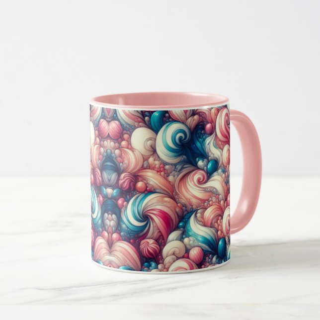 Bomullsgummi Bubblegum Mugg (Framsida höger)