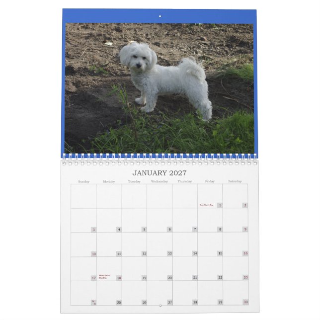 Bomullskalender Kalender (Jan 2027)