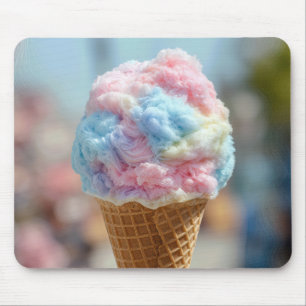 Bomullskandis i en våffelkägla musmatta