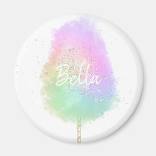 Bomullskandruvbuske, rå glitter, rå, klassisk magnet