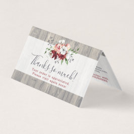 Bomullskort Tack Rustic Wood Southern Land Kort