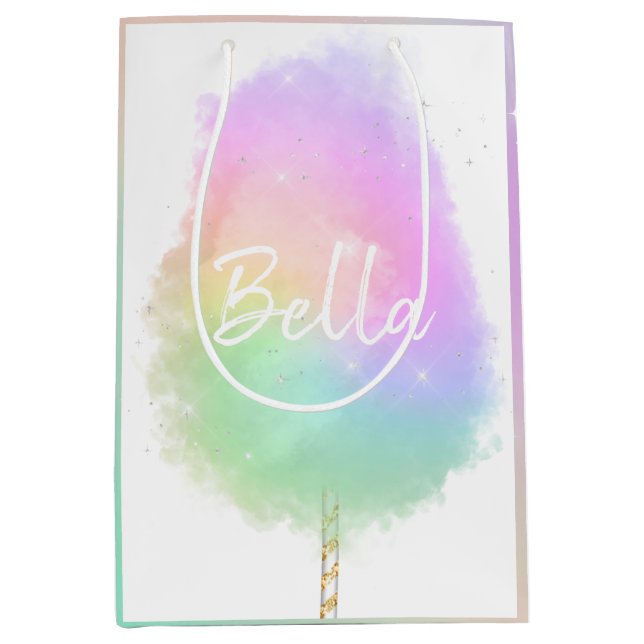 Bomullskuterirainbow glitter söt (Framsidan)