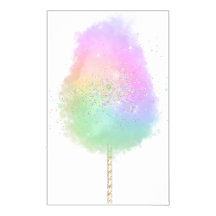 Bomullskuterirainbow glitter söt