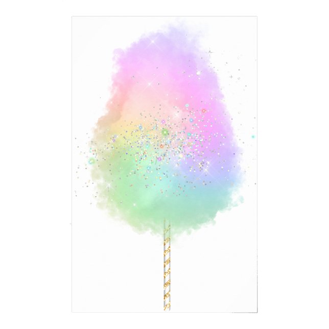 Bomullskuterirainbow glitter söt poster (Skapare uppladdad)