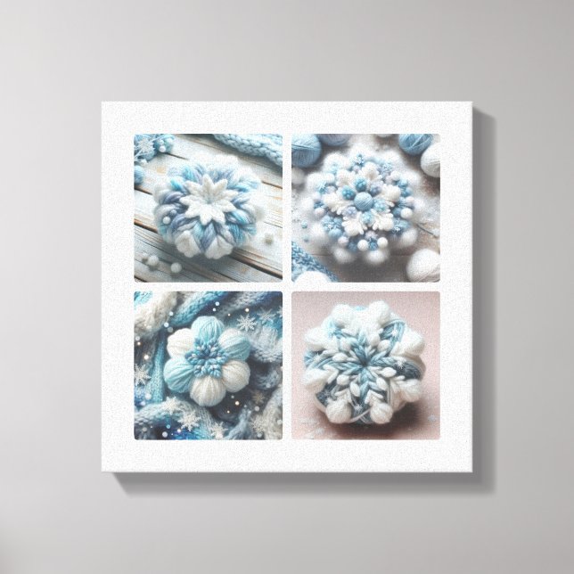 Bomullsnowflake Canvastryck (Framsida)