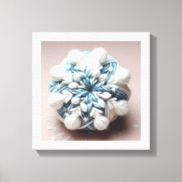 Bomullsnowflake Canvastryck