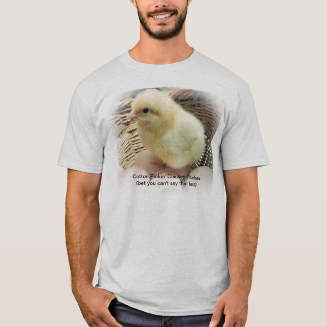 "BomullsPickin feg Plucker ", Tee Shirt (Framsida)