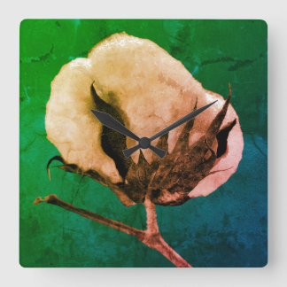 Bomullssladd 10,75-tums fyrkantig akrylväggslås klocka