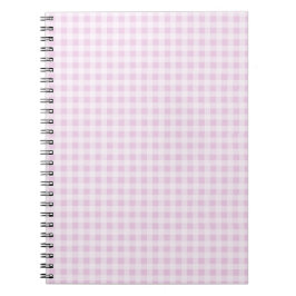 Bomullssnurr Gingham Anteckningsbok