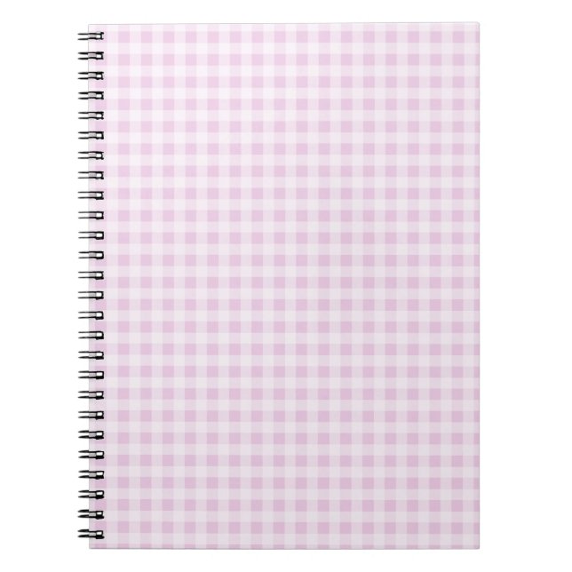 Bomullssnurr Gingham Anteckningsbok (Framsidan)