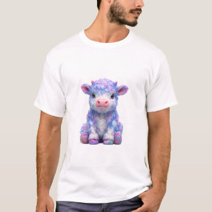 Bomullssnurr Highlandko Pastell Estetisk Män T Shirt