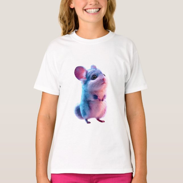 Bomullssocker Chinchilla Barn T Shirt (Framsida)