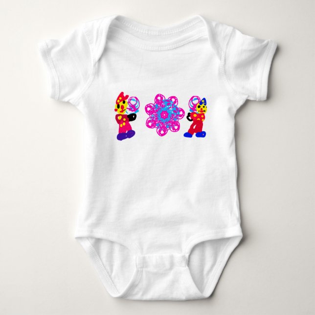 Bomullssocker och clowner  t shirt (Framsida)