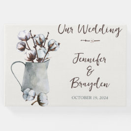 Bomullsstammar i Pitcher Bröllop Gästböcker