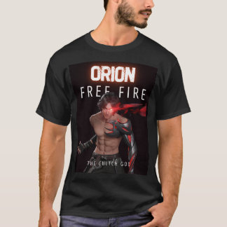 Bomullstryckt ORION: The Clutch GodFree Fire T-sh T Shirt
