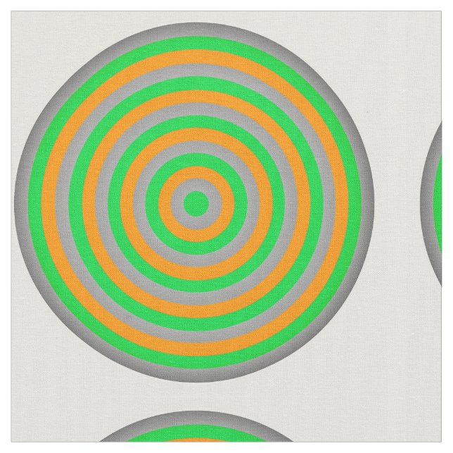 Bomullsväv med cirkulär design tyg (Närbild)