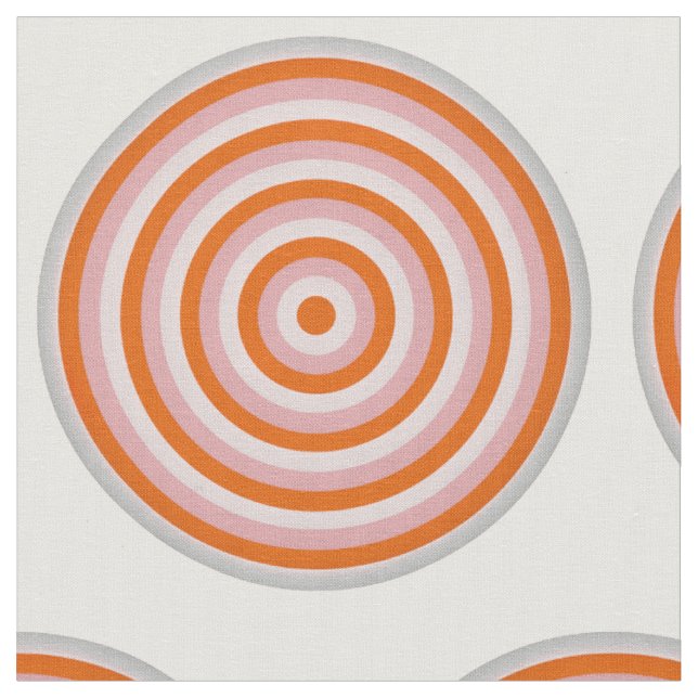 Bomullsväv med cirkulär design tyg (Närbild)