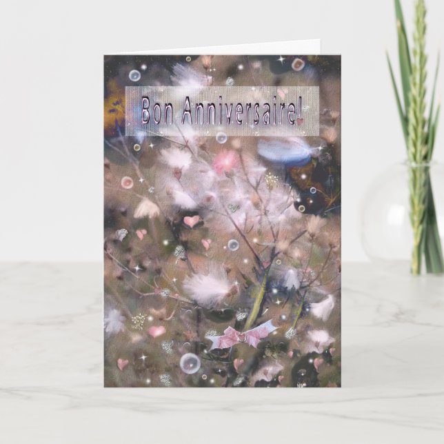 Bon Anniversaire! Kort (Framsida)