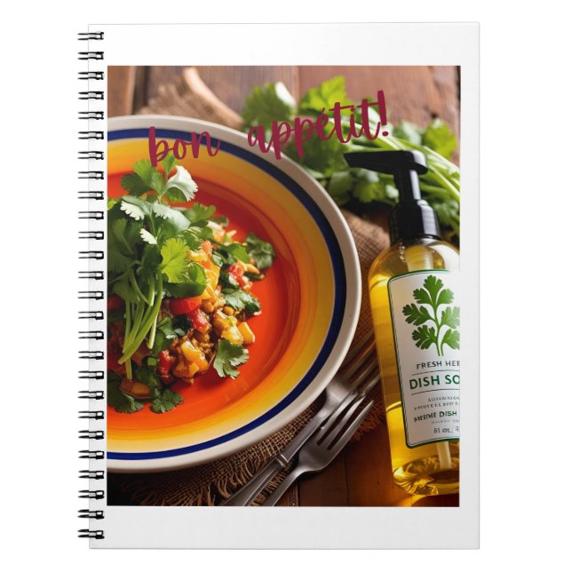 Bon Appétit – Anti-Koriandertvål Joke  Anteckningsbok (Framsidan)