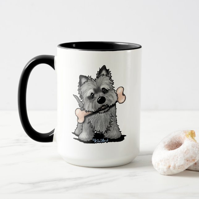 Bon Appetit Cairn Terrier mugg (Med munk)