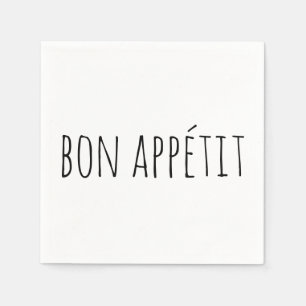 Bon Appétit Franska Njut av festen Pappersservett
