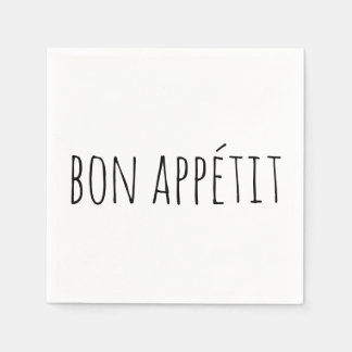 Bon Appétit Franska Njut av festen Pappersservett
