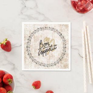 Bon Appetit Land Fransk Pappersservett