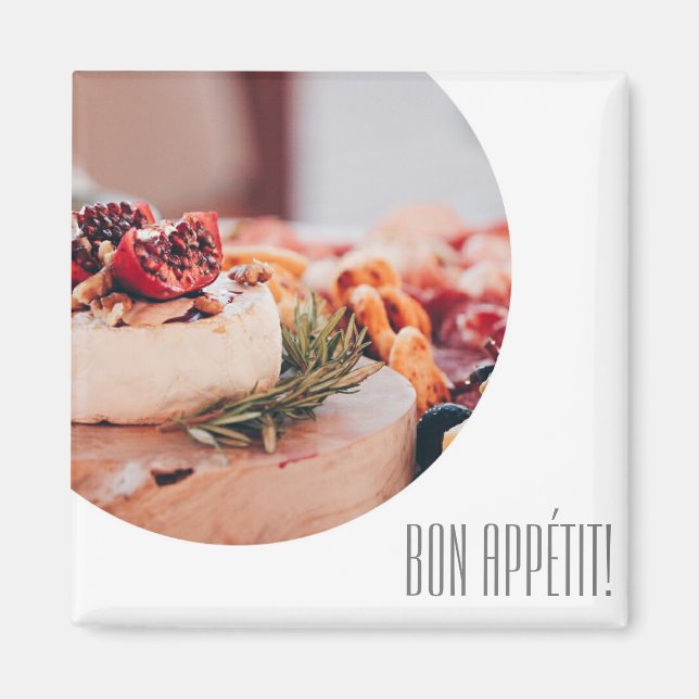 Bon Appetit Ostplatta Matmagnet Magnet (Framsidan)