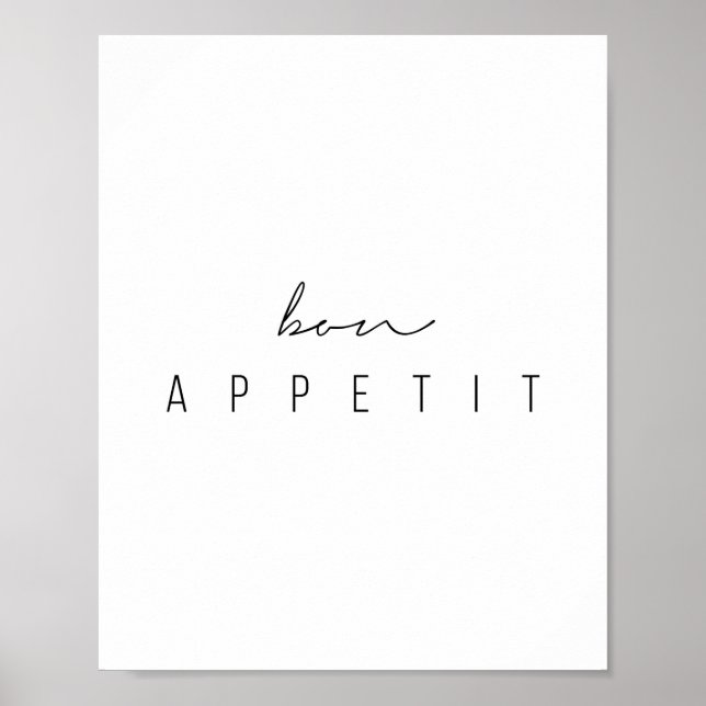 Bon Appetit-skript Poster (Framsidan)