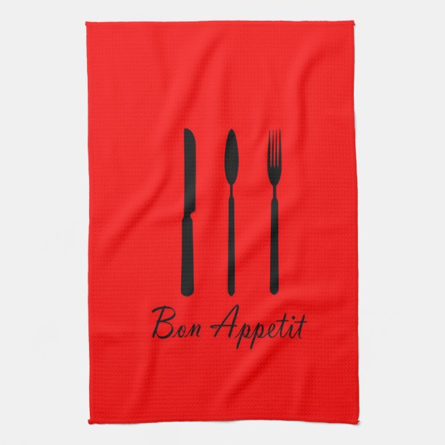 Bon Appetit Tea Towel Kökshandduk (Vertikal)