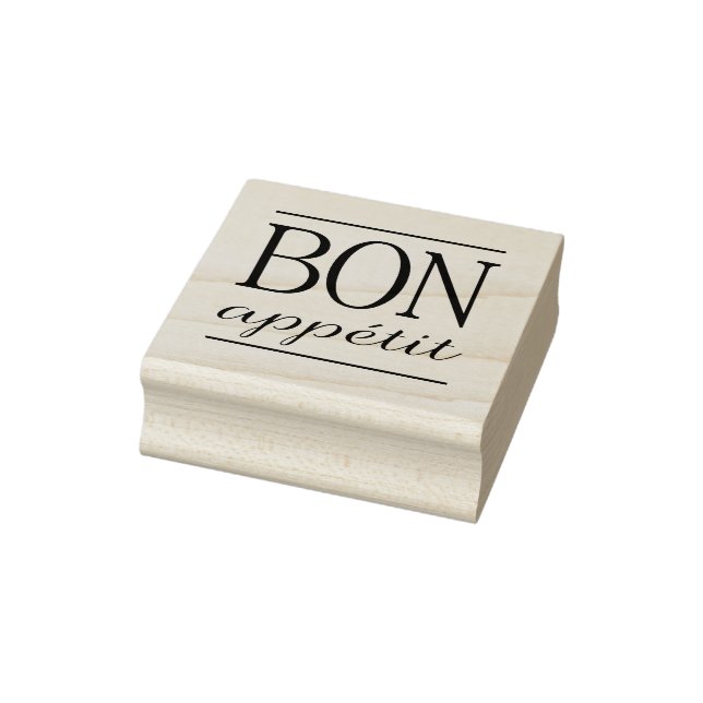 BON APPETIT Typografi Matcitat Stämpel (Stämpel)