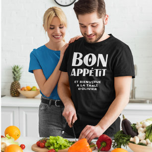 Bon Appetit Välkommen till min Fransk Chefs Bord T Shirt