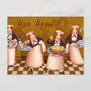 Bon Appétit Vykort