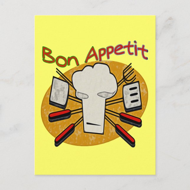Bon Appetit Vykort (Framsida)